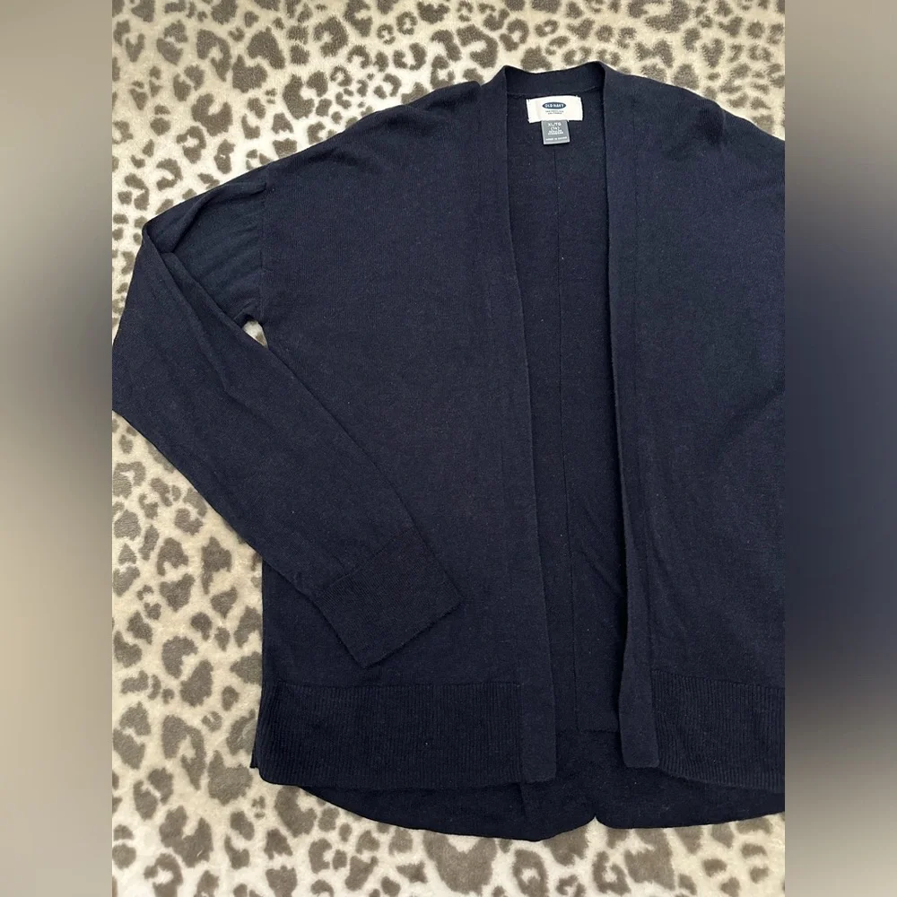 Old Navy Open Front Cardigan Sweater in Navy Blue Size XL 14 Girls